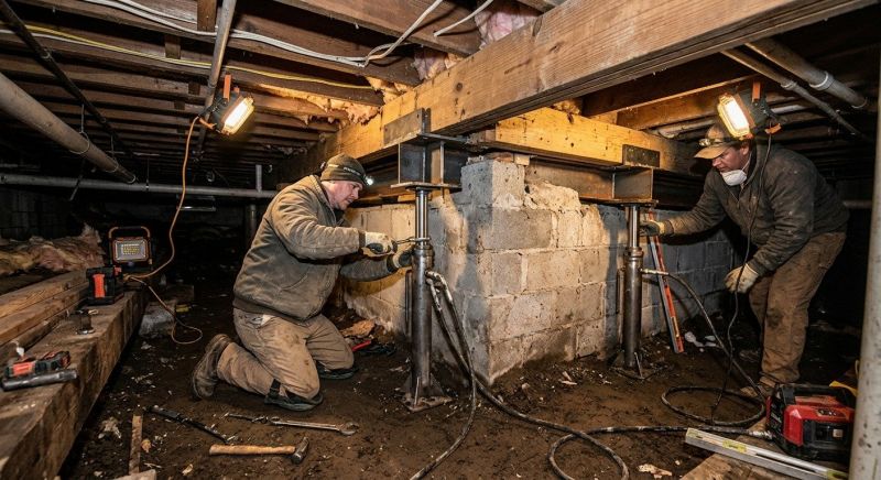 Basement Foundation Repair in Cromwell, CT
