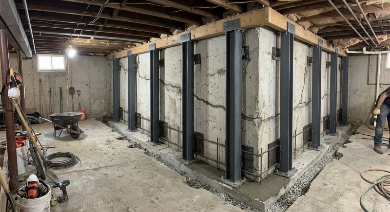 Basement Stabilization in New Haven County, CT