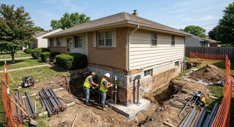 Building Foundation Repair in Bethany, CT