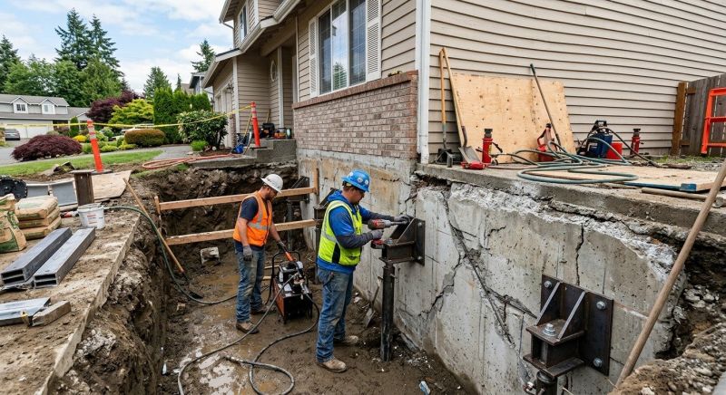 Building Foundation Repair in Bridgeport, CT