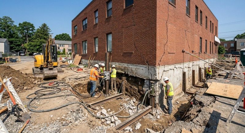 Building Foundation Repair in Seymour, CT