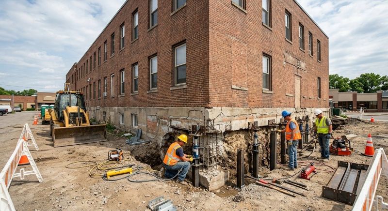 Commercial Foundation Repair in New Haven County, CT