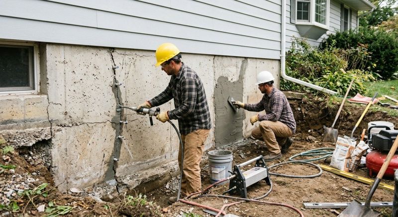 Concrete Foundation Repair in Durham, CT