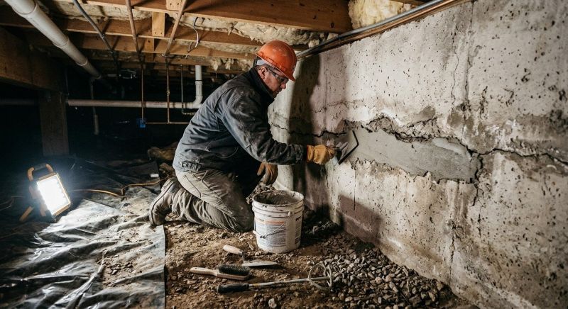 Concrete Foundation Repair in Middlebury, CT