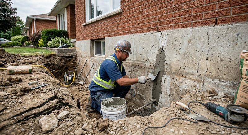 Concrete Foundation Repair in Redding, CT