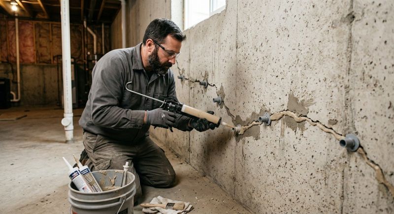 Cracked Foundation Repair in Berlin, CT