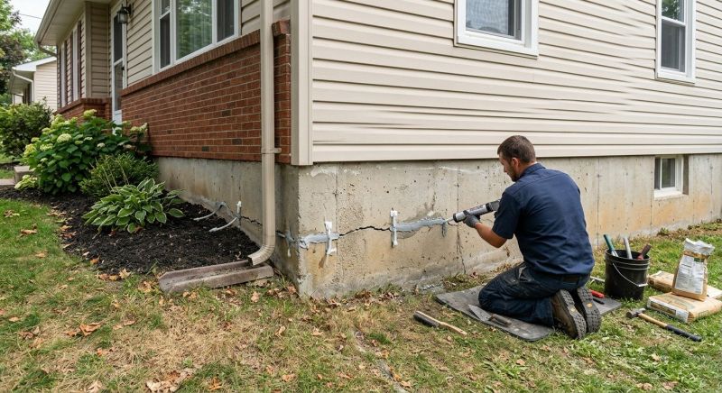Cracked Foundation Repair in Redding, CT