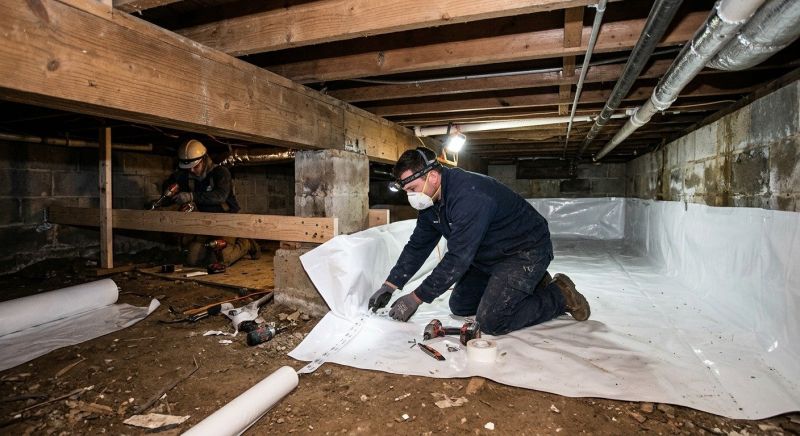Crawl Space Leveling in New Haven County, CT