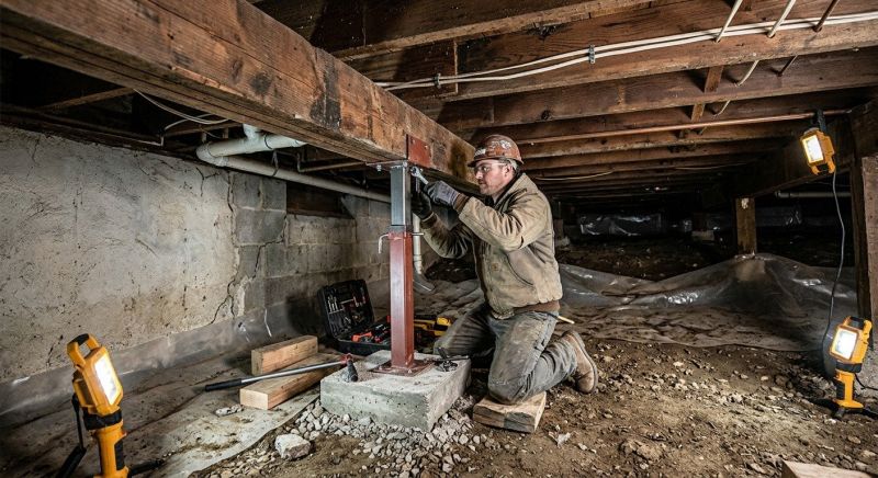 Crawlspace Foundation Repair in Milford, CT