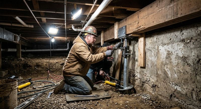 Crawlspace Foundation Repair in Roxbury, CT