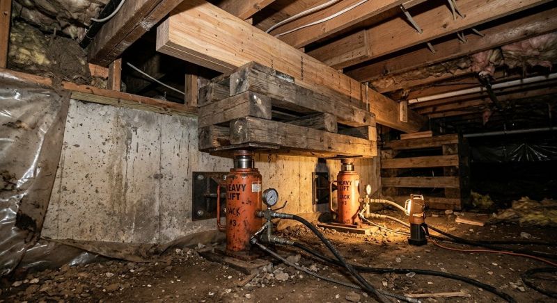 Foundation Jacking in Bethany, CT