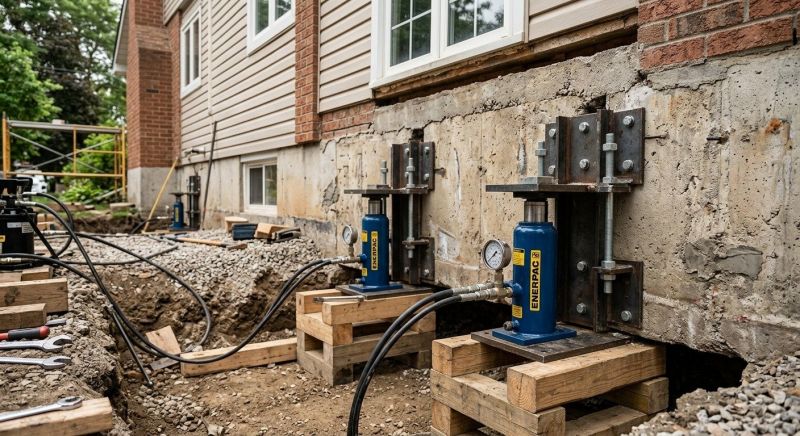 Foundation Jacking in Orange, CT