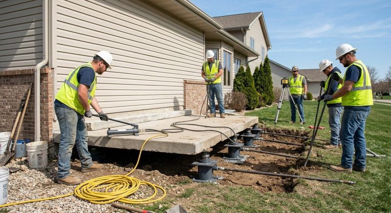 Foundation Lifting in Oxford, CT