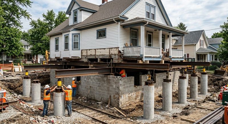 Foundation Raising in Ansonia, CT