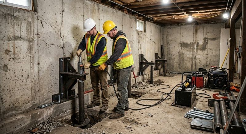 Foundation Stabilizing in Middlebury, CT