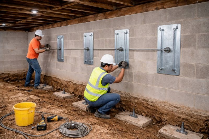 Foundation Stabilizing in Redding, CT