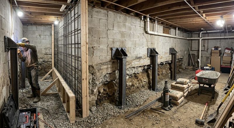 Foundation Stabilizing in Thomaston, CT