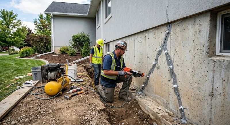 Home Foundation Repair in Woodbridge, CT