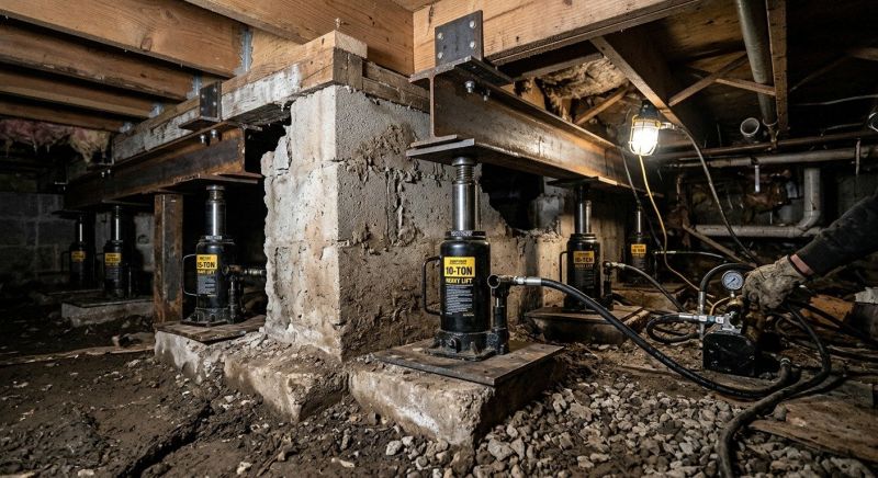 House Foundation Leveling in New Haven County, CT