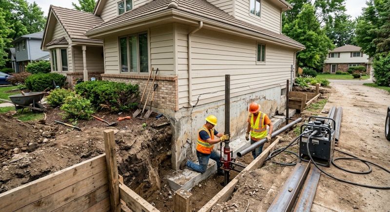 House Foundation Repair in West Haven, CT