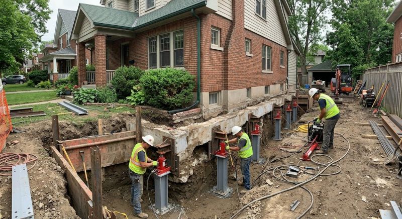 House Underpinning in New Haven County, CT