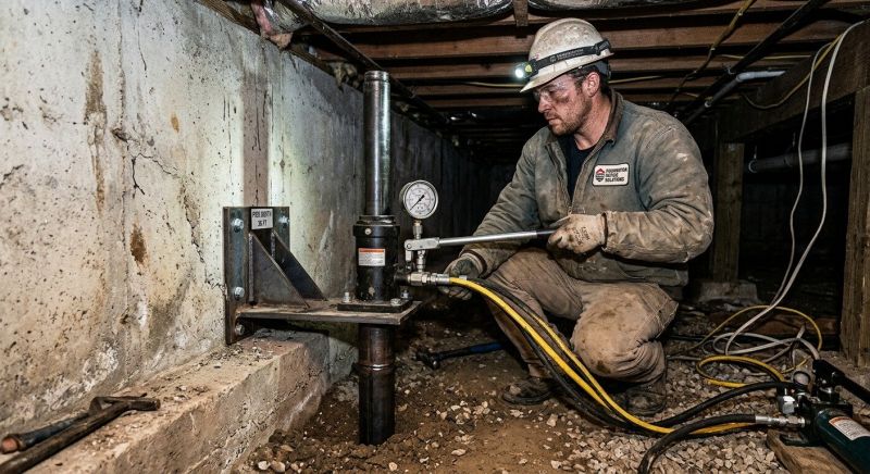 Settling Foundation Service in Bethany, CT