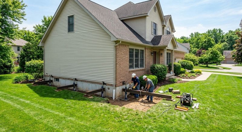 Settling Foundation Service in Hamden, CT