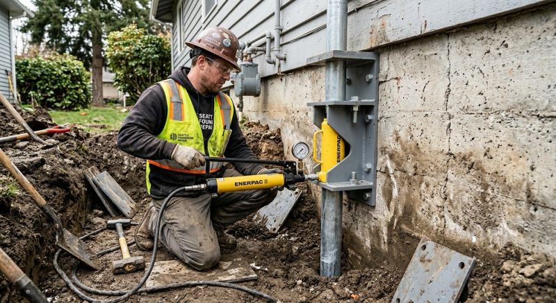 Settling Foundation Service in West Haven, CT
