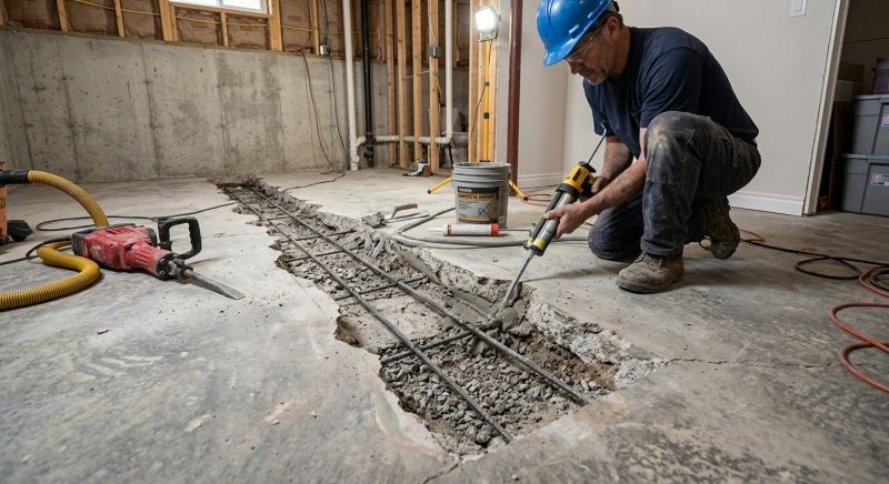 Slab Foundation Repair in New Haven County, CT