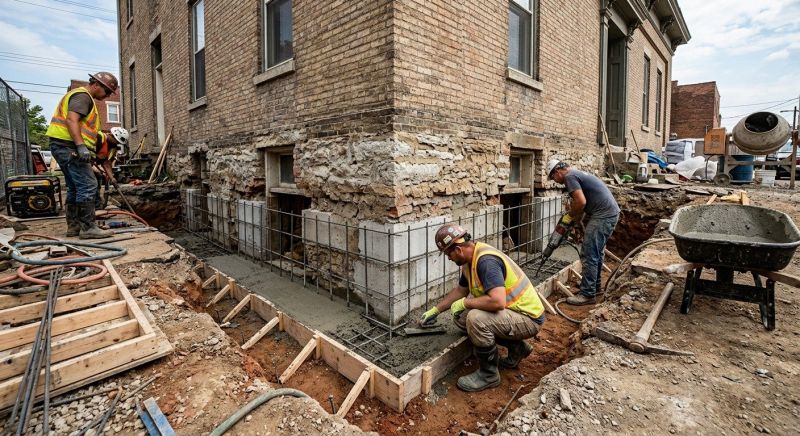 Structural Underpinning in New Haven County, CT